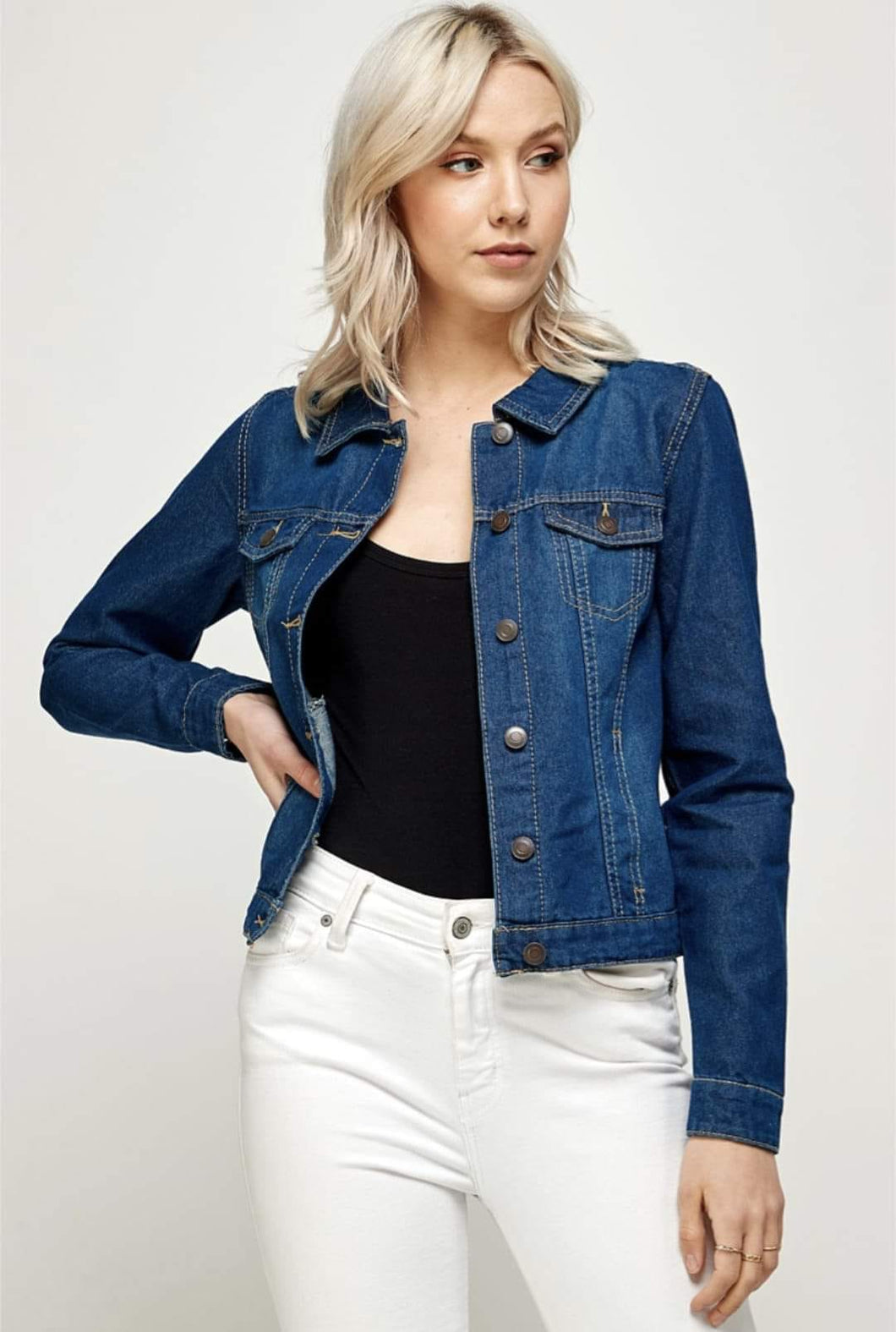 Dark Blue Denim Jacket