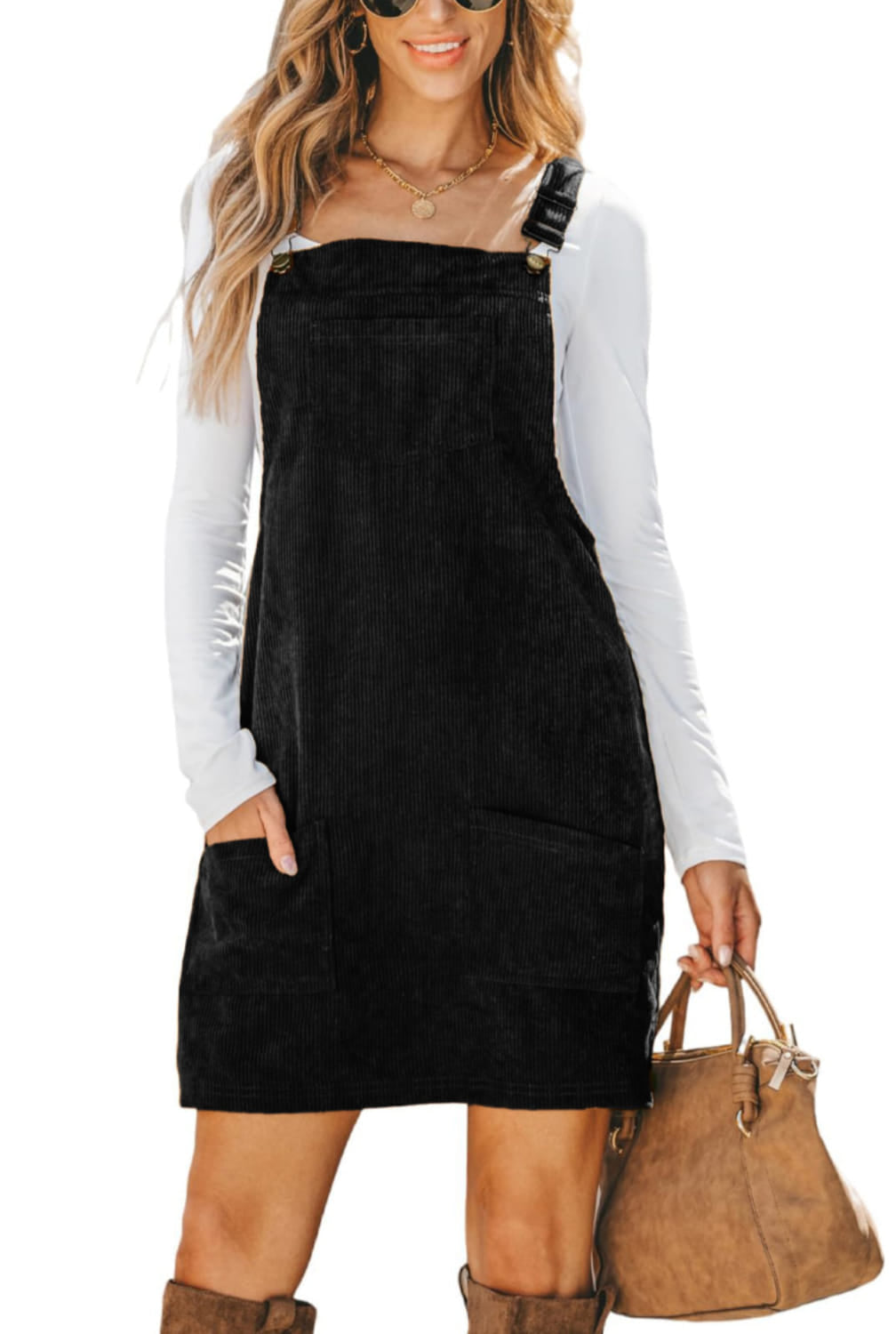 Black Corduroy Dress