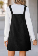 Load image into Gallery viewer, Black Corduroy Dress
