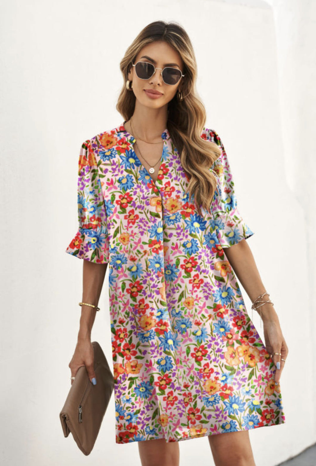 Floral Shift Dress