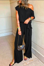 Load image into Gallery viewer, Black Checkered Jumpsuit
