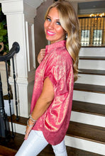 Load image into Gallery viewer, Pink Shimmer Blouse
