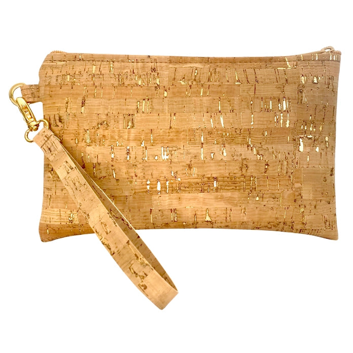 Gold Flecked Wristlet