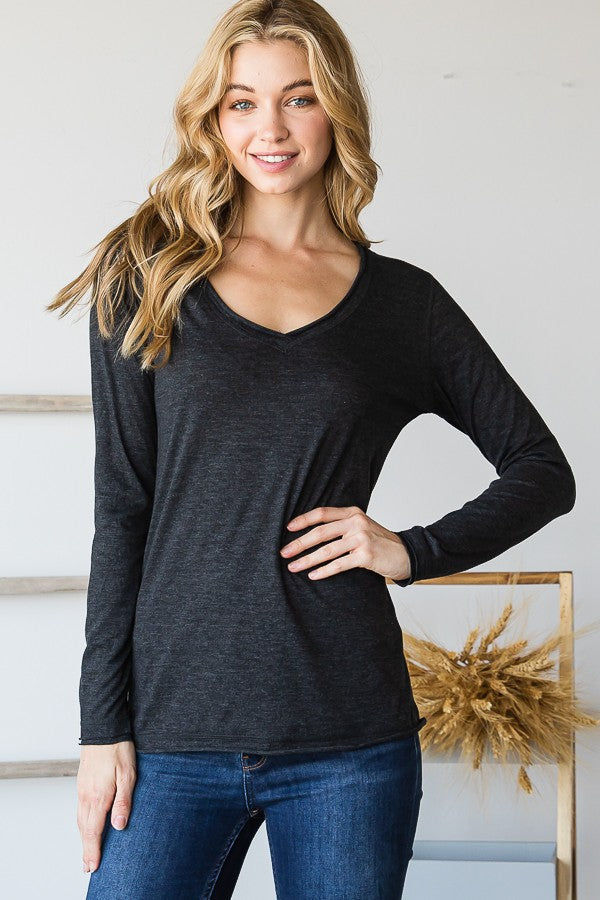 Charcoal Long Sleeve Shirt